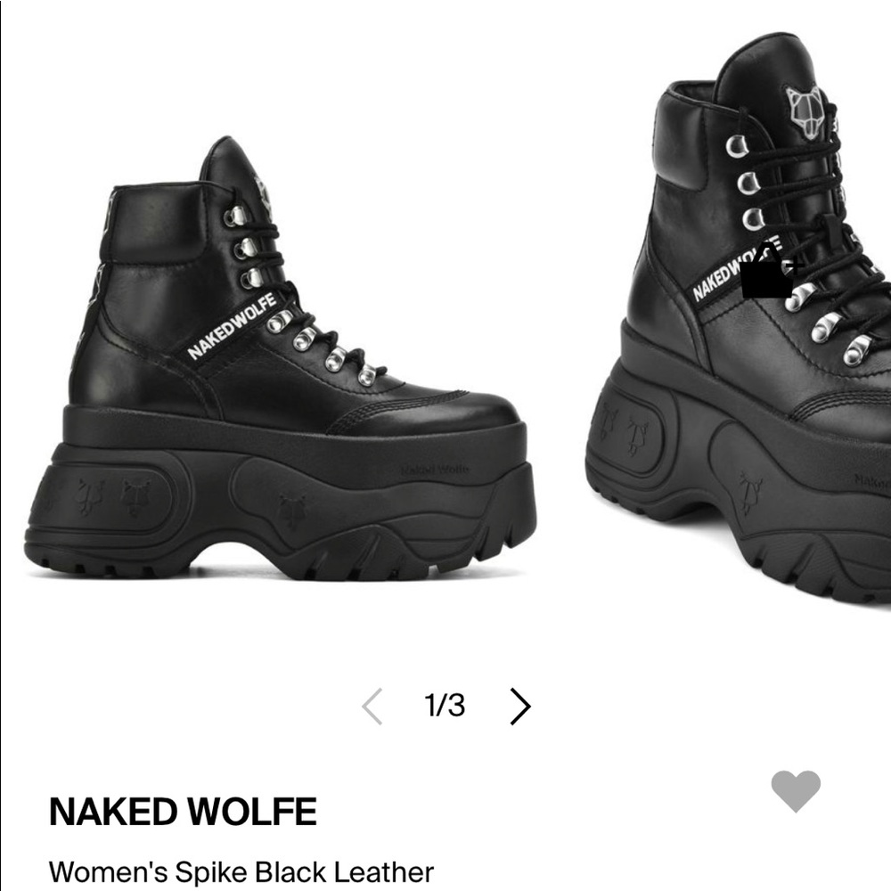 Naked Wolfe Spike Black Size 37.5 EU